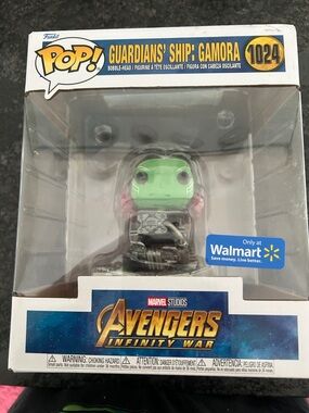 Funko POP! Guardians' Ship: Gamora Vinyl Figure - Green & Pink Accents